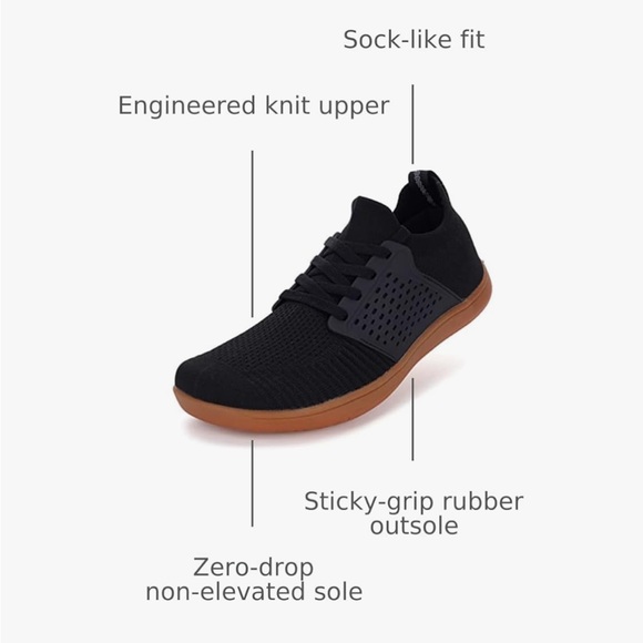 WHITIN Men's Minimalist Barefoot Sneakers 8 Wide Zero Drop Midfoot Stability - Picture 8 of 10